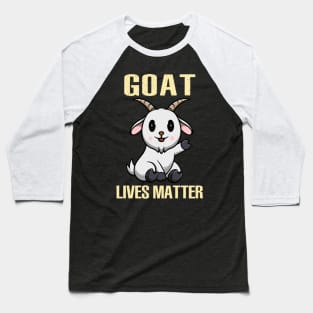 Goat Magic Fashionable Tee Celebrating the Playfulness of Farm Animals Baseball T-Shirt